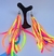 Brincos Feminino para Carnaval Festas Bloquinhos Fitas Fitinhas Coloridas Brinco Argola com Pompom Flor Girassol Eventos Tendência na internet