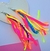 Brincos Feminino para Carnaval Festas Bloquinhos Fitas Fitinhas Coloridas Brinco Argola com Pompom Flor Girassol Eventos Tendência - comprar online