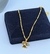 Colar Corrente Feminino Adulto e Infantil com Pingente Pet Gatinho Cachorro Dog Folheado Ouro Dourado Antialérgico Presente
