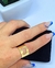 Anel Chapa Lisa Feminino Ajustável Coração Vazado Love Folheado Ouro 18k Dourado Prata Feminino Tendência Moda - comprar online