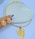 Kit Conjunto Colar e Brincos Feminino Choker Elo Aro Fio Rigido com Pingente Onça Tigre Onça Folheado Ouro Tendência Moda - Store LVO