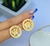 Brinco Feminino Medalha Pai nosso Brincos Antialérgico Onça Vazado/ Folha costela Adão/ Coração liso / Arvore da vida Tendência Moda - Store LVO