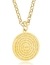 Kit Conjunto Colar e Brincos Feminino Corrente Elo Português com Pingente Medalha Oração Pai Nosso Folheado Ouro na internet