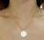 Kit Conjunto Colar e Brincos Feminino Corrente Elo Português com Pingente Medalha Oração Pai Nosso Folheado Ouro - comprar online