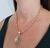 Kit Conjunto Colar e Brincos Corrente Elo Português com Pingente Folha Costela de Adão Folhedo Ouro na internet