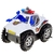 Imagem do Carro Carrinho Maluco Cambalhota Jep Policia Jeep Bate e Volta Manobras Radicais Brinquedo Infantil Crianças + Pilhas