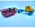 Kit Caminhão com 6 cavalos Caminhões Estilo Retrô Plastico 25 cm Mini Cavalinhos Brinquedo Infantil Colorido Presente na internet