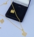 Kit Conjunto Colar e Brincos com Pingente Trevo de Quatro folhas Corrente Inspiração Blogueira Virginia Folheado Ouro - Store LVO
