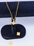 Kit Conjunto Colar e Brincos com Pingente Trevo de Quatro folhas Corrente Inspiração Blogueira Virginia Folheado Ouro - comprar online