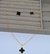 Kit Conjunto Colar e Brincos com Pingente Trevo de Quatro folhas Corrente Inspiração Blogueira Virginia Folheado Ouro - loja online
