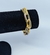 Kit Colar e Pulseira Feminino Corrente Elos Duplos Grande Mix Dourado com Prata Folheado Ouro 18k Tendência Blogueira Moda na internet