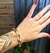 Kit Colar e Pulseira Feminino Corrente Elos Duplos Grande Mix Dourado com Prata Folheado Ouro 18k Tendência Blogueira Moda