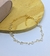 Pulseira Corrente Com Pedras Cristais Zircônias Folheado Ouro / Pulseiras Cristal de Vidro Cascalho Rose Branco Tendência Feminina - Store LVO