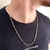 Kit Colar e Pulseira Corrente elos Cartier Folheado Ouro Gargantilha Masculino e Feminino Unissex 70cm 4mm Tendência na internet