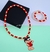 Kit Colar e Pulseira Miçangas Pérolas Infantil Menina com Pingente Princesas Disney Minnie Stitch Sereia Moana Moda Kids - comprar online