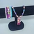 Kit Colar e Pulseira Miçangas Pérolas Infantil Menina com Pingente Princesas Disney Minnie Stitch Sereia Moana Moda Kids - comprar online