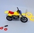 Kit Mini Moto de dedo Brinquedo Infantil Coleção Cross Motocross para Montar + Acessórios de troca para Crianças presente na internet