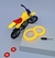 Kit Mini Moto de dedo Brinquedo Infantil Coleção Cross Motocross para Montar + Acessórios de troca para Crianças presente - Store LVO