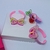 Pulseira Bracelete Plástico Aberto Ajustável para Meninas Bebe Crianças Desenho Animados com Pedras Zircônias Coloridas Moda Infantil - Store LVO