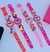 Kit Relógio Infantil Digital Menina + Bracelete Pulseira Plástico Aberto 3D Desenho animados Unicórnio Sereia Acessórios Moda na internet