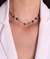 Colar Gargantilha + Pulseira com pedras Cristais Folheado Prata Choker Tiffany ponto de Luz Cristal Prateado tendência Luxo - comprar online