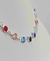 Imagem do Colar Gargantilha + Pulseira com pedras Cristais Folheado Prata Choker Tiffany ponto de Luz Cristal Prateado tendência Luxo