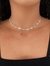 Colar Gargantilha + Pulseira com pedras Cristais Folheado Prata Choker Tiffany ponto de Luz Cristal Prateado tendência Luxo - Store LVO