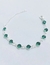 Imagem do Colar Gargantilha + Pulseira com pedras Cristais Folheado Prata Choker Tiffany ponto de Luz Cristal Prateado tendência Luxo