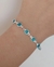 Colar Gargantilha + Pulseira com pedras Cristais Folheado Prata Choker Tiffany ponto de Luz Cristal Prateado tendência Luxo - loja online