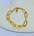 Kit Colar e Pulseira Corrente Elos Cartier Folheado Ouro Dourado e Prata Conjunto Feminino Moda Tendência Luxo - comprar online