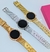 Kit Relógio Feminino Digital Led Silicone Redondo Strass pedras Zircônias + Conjunto Pulseira e Brincos Luxo Presente Mulheres Moda - comprar online
