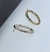 Kit Conjunto Colar e Brincos Choker aro Liso Orgânco Oval Vazado Andulado Folheado Ouro 18k Inspiração Blogueira Lançamento na internet