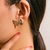 Kit Colar e Brincos Feminino Choker Aro Liso com Pingente Laço Grande Delicado Par de Brinco Antialérgico Luxo Moda Tendência - comprar online