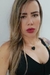 Kit Colar e Brincos Choker Aro Rigido Fino Liso com Pingente Coração Love Liso Preto Branco Folheado Ouro Dourado Luxo - comprar online