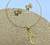 Kit Colar e Brincos Feminino Choker Aro Liso com Pingente Laço Grande Delicado Par de Brinco Antialérgico Luxo Moda Tendência - comprar online