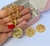 Kit Colar e Brincos Feminino Corrente Elo Português Folheado Ouro Pingente Medalha árvore da Vida Par Brinco Antialérgico Moda