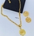 Kit Colar e Brincos Feminino Corrente Elo Português Folheado Ouro Pingente Medalha árvore da Vida Par Brinco Antialérgico Moda - Store LVO