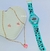 Imagem do Kit Relógio de Pulso Infantil Digital Esporte + Conjunto Colar e Brincos Menina Desenho Animado + Caixa Coração Rosa