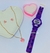 Kit Relógio de Pulso Infantil Digital Esporte + Conjunto Colar e Brincos Menina Desenho Animado + Caixa Coração Rosa - comprar online