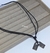 Colar Couro Feminino e Masculino Cordão Fio encerado Ajustável com Pingente Escapulario Nosso senhora do Carmo Aço Inox Tendência