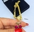 Kit Colar e Pulseira Feminino Corrente elo Malha dupla Veneziana Grossa Com Pingente Cereja Cravejado Lançamento Tendência Moda - Store LVO