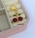 Imagem do Kit Colar e Pulseira Feminino Corrente elo Malha dupla Veneziana Grossa Com Pingente Cereja Cravejado Lançamento Tendência Moda