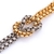 Kit Colar e Pulseira Corrente Veneziana Elo Duplo Mix Nó Folheado Ouro Dourado com Prata Inspiração Blogueira Moda Presente - Store LVO