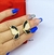 Kit Conjunto Colar e Brincos Corrente Grossa com Pingente Borboleta Resinado Preto Branco Folheado Ouro Luxo Tendência Moda - loja online