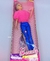 Brinquedo Boneca Barbie Fashion estilosa toda Articulada Rapunzel cabelo longos trançado + Acessórios Presente meninas - comprar online