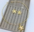 Kit Colar e Brincos Elo Aro Rígido Liso com Pingente Estrela do Mar Folheado Ouro Dourado Par de Brinco anti-alérgico Moda Tendência - Store LVO