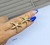 Kit Colar e Brincos Elo Aro Rígido Liso com Pingente Estrela do Mar Folheado Ouro Dourado Par de Brinco anti-alérgico Moda Tendência - Store LVO