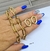 Kit Colar e Brincos Feminino Corrente Elo Quadrado retangular Folheado Ouro Luxo Par de Brinco Anti alérgico Moda