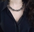 Kit Colar Choker e Brincos Feminino Corrente Elos Grosso Oval Folheado Ouro Luxo Conjunto Par de Brinco Antialérgico Presente Moda - comprar online