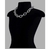 Kit Colar Choker e Brincos Feminino Corrente Elos Grosso Oval Folheado Ouro Luxo Conjunto Par de Brinco Antialérgico Presente Moda - Store LVO